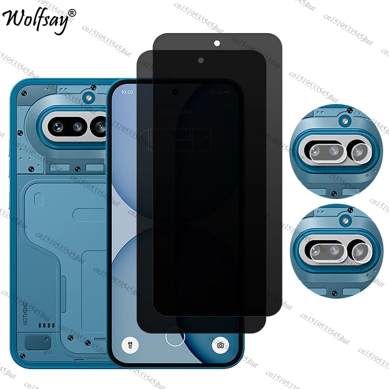 Anti-Spy Tempered Privacy Screen & Camera Protector Glass