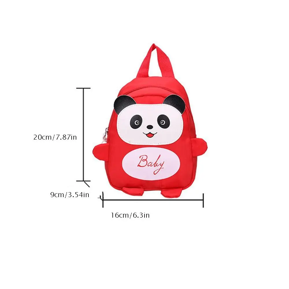 Cartoon Panda Children Backpack Anti-lost Adjustable Children School Bag School Bag Mini Kindergarten Backpack Kindergarten 6
