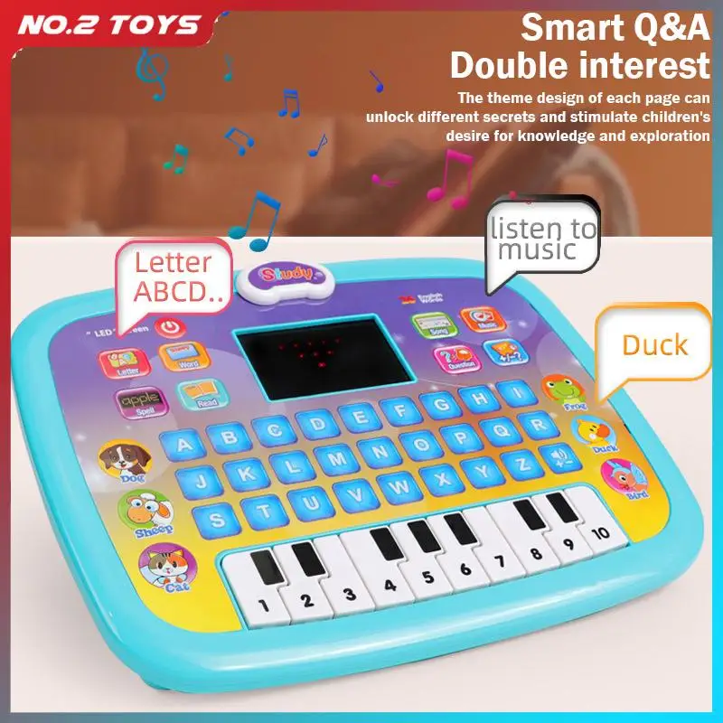 

Led Tablet Learning Machine Eight Learning Modes Recognize Letters and Numbers English Early Education Intelligent Story Machine