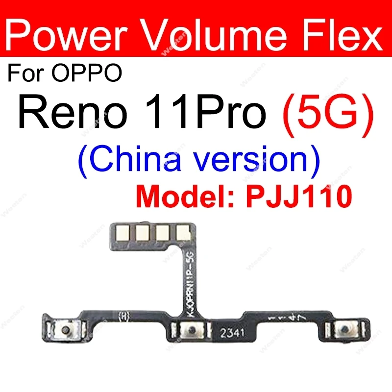 Power and Volume Button Flex Cable Side Key Flex Ribbon Replacement