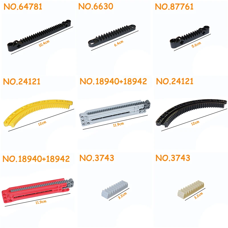DIY Bricks Technical Gear Rack Building Blocks MOC Parts Compatible 3743 87761 6630 64781 24121 18940 18942 3434210 building blocks,construction blocks