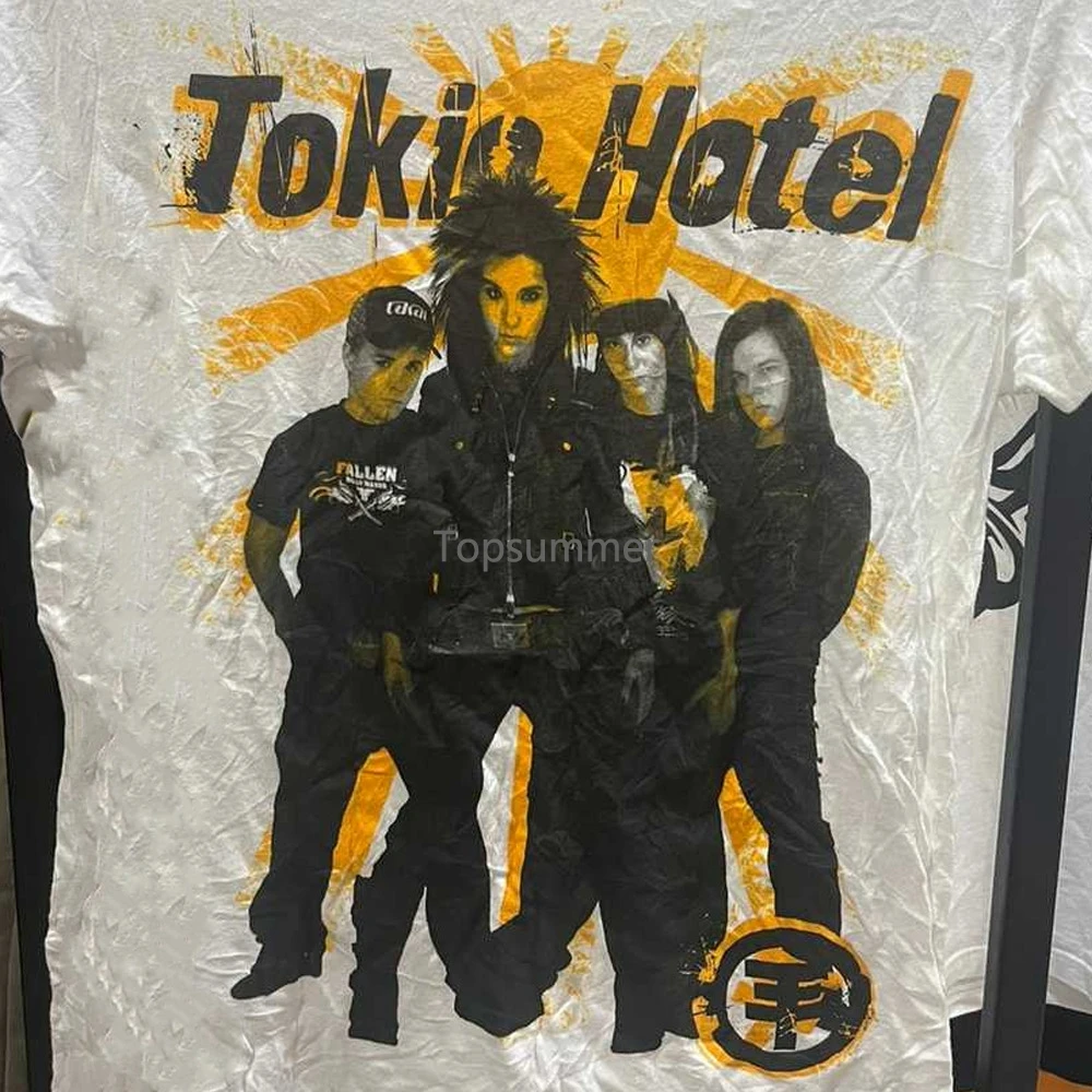 

Vtg Tokio Hotel Retro White T-Shirt Short Sleeve All Sizes S To 5Xl 1F757