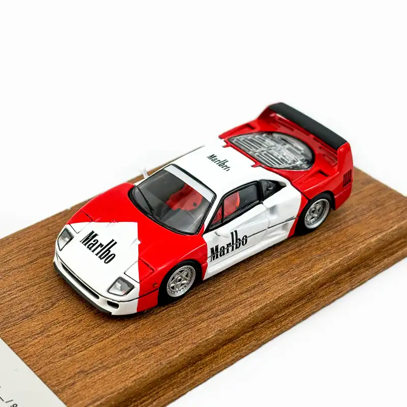 PGM 1/64 Ferrari F40 Marlboro LM Alloy Toy Motor Vehicle