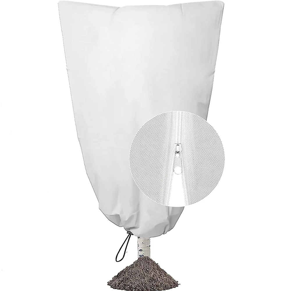 

Plant Covers Freeze Protection for Frost Shrub for Winter Tree Cover Drawstring Bags Frost Blankets for Plants Shrub Jacket