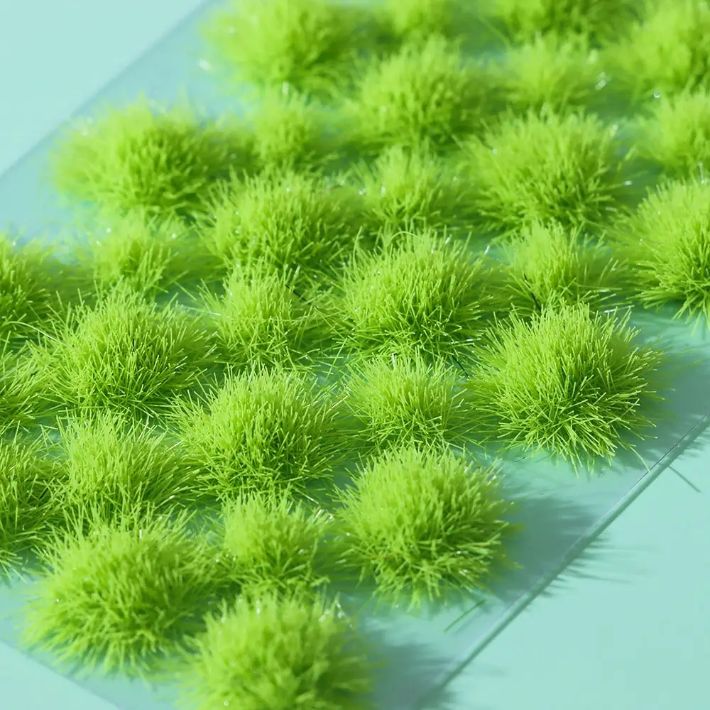 Height 5mm Micro Landscape Terrain Wargaming Wargame Model Scenery Modeling Static Grass Tuft Artificial Grass Cluster