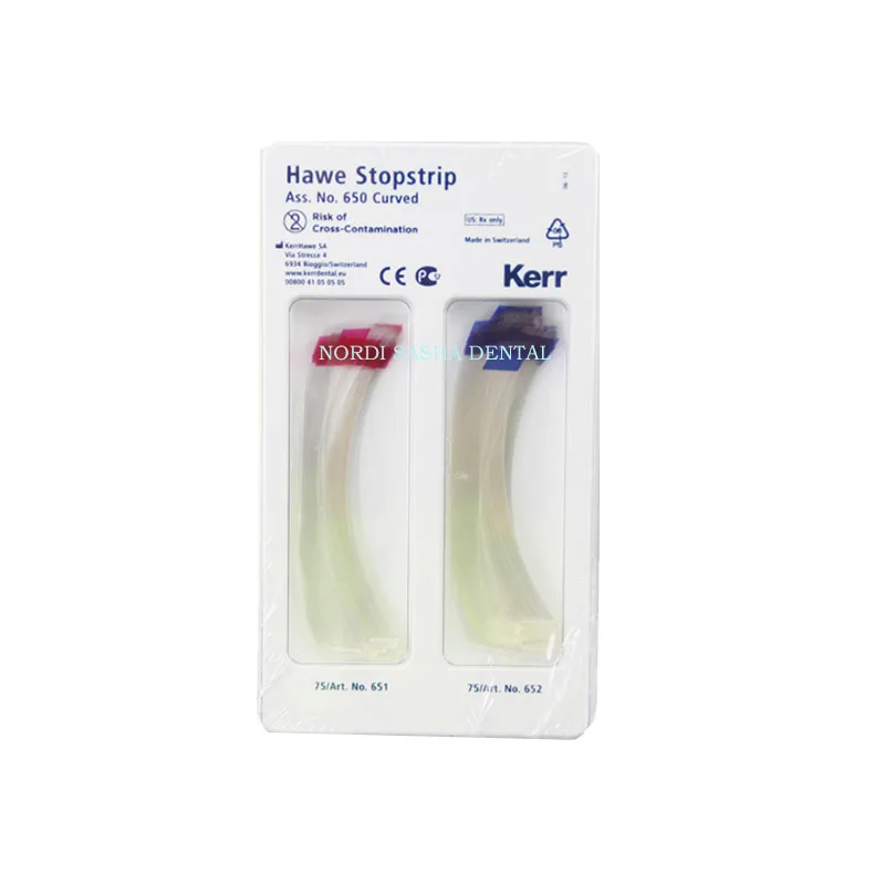 

150Pcs/Box Hawe kerr Stopstrip Dental Orthodontic Splint Retainer Slice Vacuum Forming Sheet Polyster Strip For Front Teeth