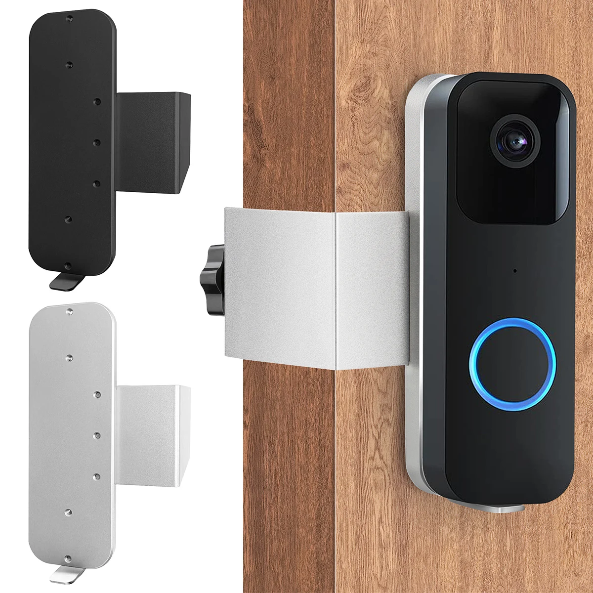 Doorbell Stand Anti-Theft Doorbell Mount Compatible with Blink Video Password lock bracket Punch Free Mounting