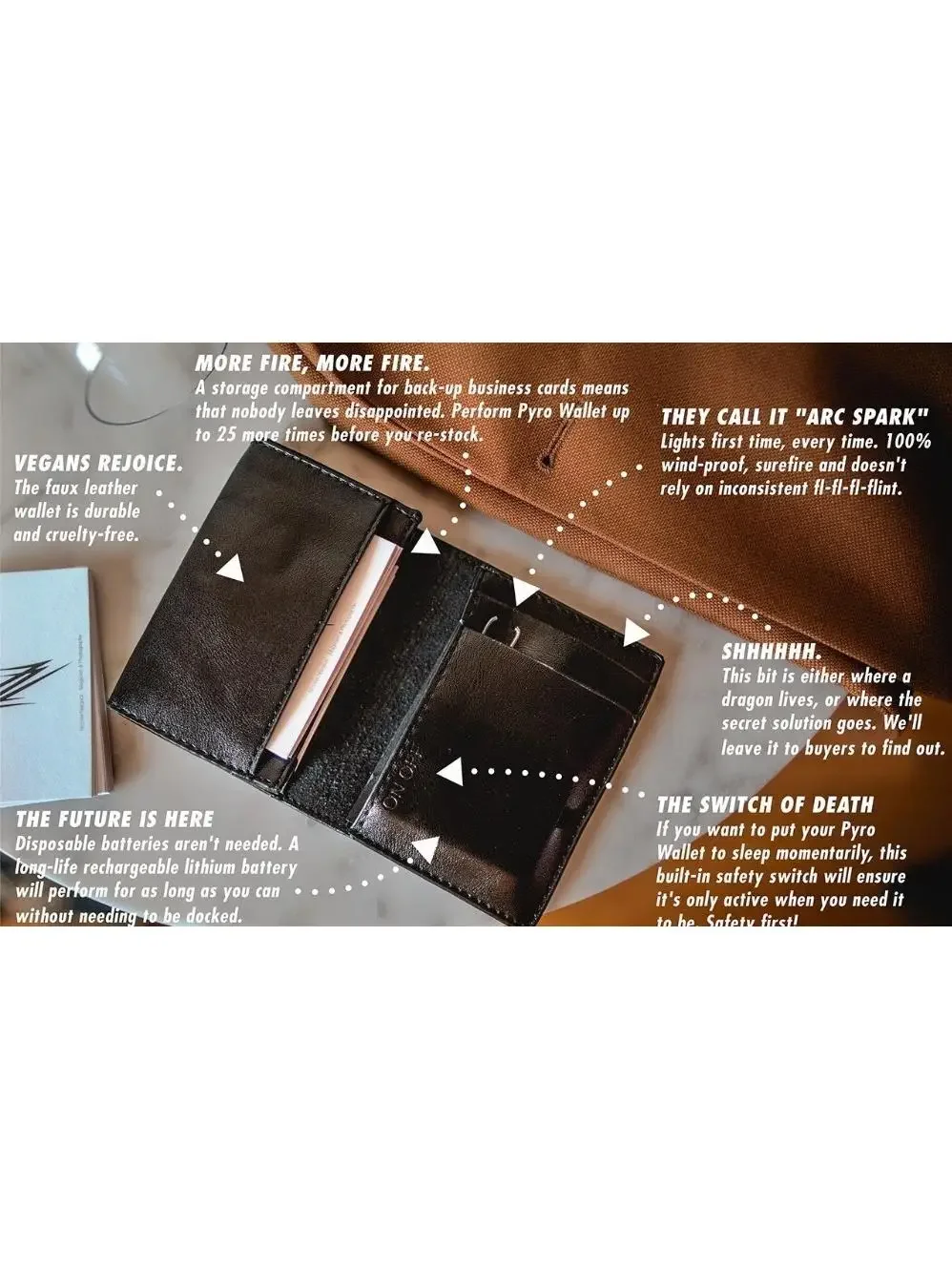 

Бумажник PYRO от Adam Wilber Magic фокусы