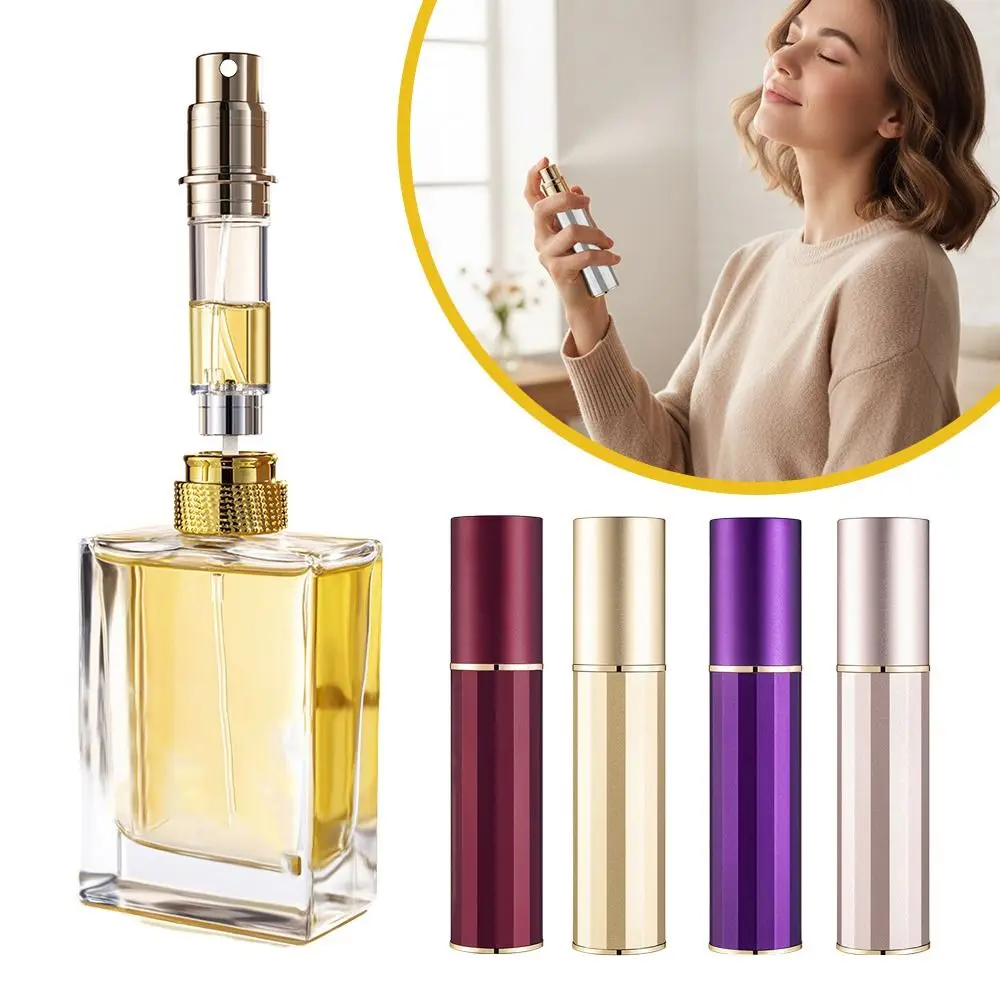 Fashion 5ml Perfume Bottle Refillable Leak-proof Spray Bottle Bottom Filling Perfume Atomizer Bottle Travel
