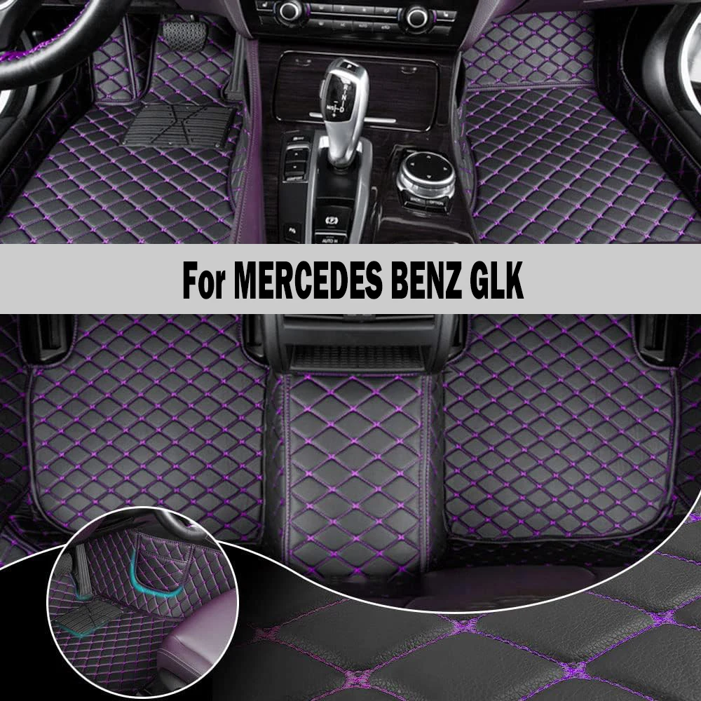 

Custom Car Floor Mat For MERCEDES BENZ GLK-Class X204 2008-2015 Year Upgraded Version Foot Coche Accessories Carpets