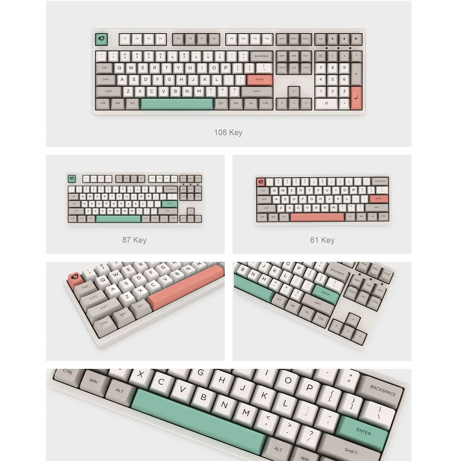 Akko 9009 Retro 178-Key ASA/177-Key Cherry/116 Key OME/38