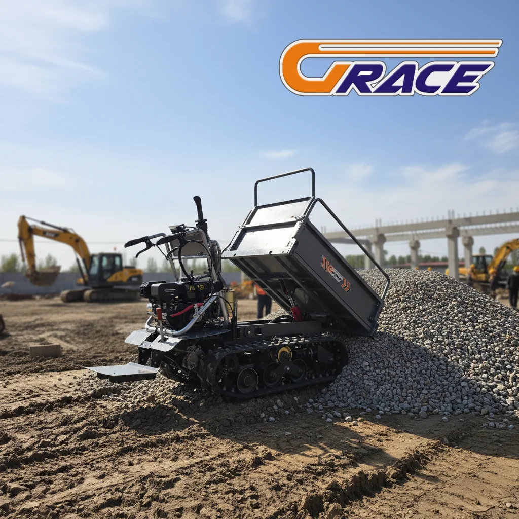 Hochwertiger Mini-Dumper 1000kg EURO 5 EPA Schnelle Lieferung Raupen-Mini-Dumper Bestseller