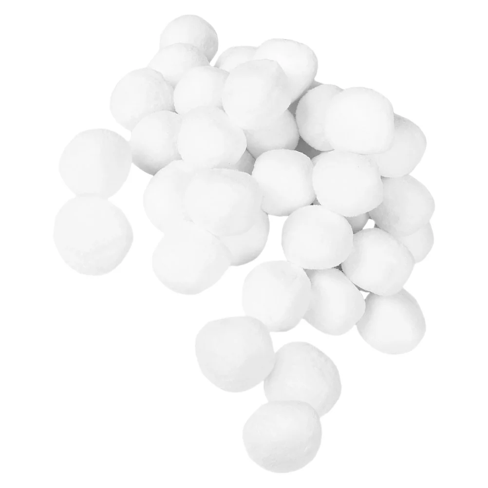 

5cm Realistic Fake Soft Snowball Indoor Snowball Game Fight Props Christmas Tree Hanging Ornaments Fun Winter Decoration