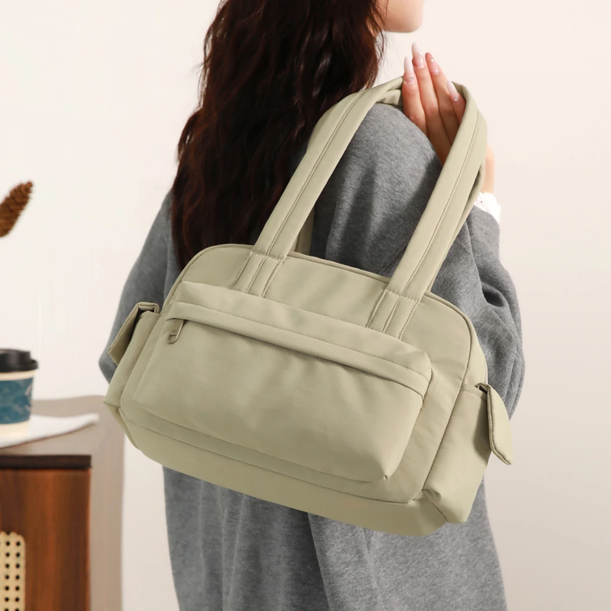 Original New Casual Crossbody Bag for Women, Vintage Shoulder Bag, Lightweight Canvas Bag for Commuting, Lightweight Yoga Bag, Suitable for Sports, Hiking, and Camping