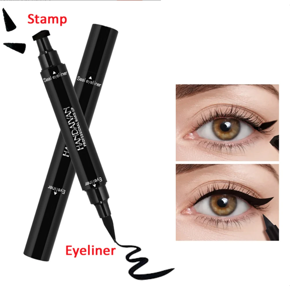 

Eyeliner Stamp Stencil Pencil Eye Liner Linner Pen Liquid Waterproof Lapiz Delineador De Ojos Resistente Al Agua Eyliner Coreano