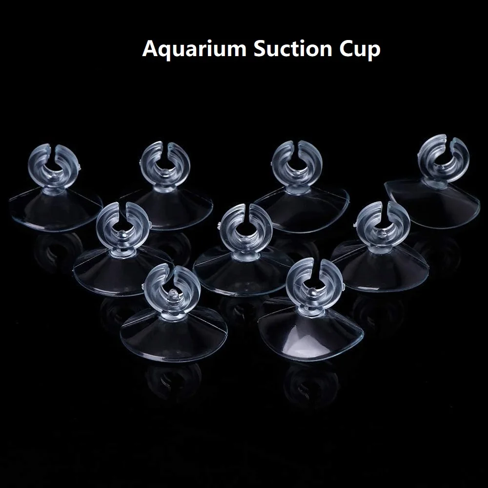 10pcs Aquarium Sucker Air Tube Fixed Suction Cups Fish Tank Oxygen Air Tube Fixing Clip 4-6mm Tubing aquarium suction cup aquarium clip holders aquarium hose holder aquarium clip holder