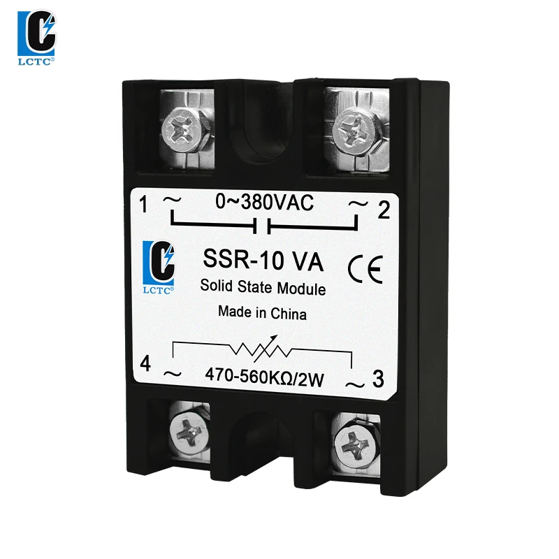 Enhanced Single Phase Control Solid State Voltage Regulator with Potentiometer Integration
