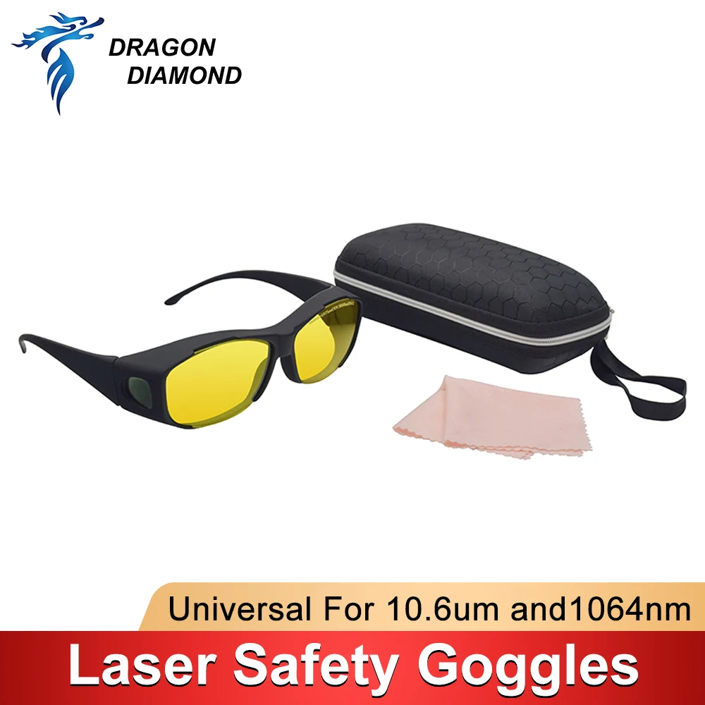 10.6um 1064nm Laser Safety Goggles Protective Glasses OD4 Shield Protection Eyewear For YAG DPSS Fiber and Co2 Laser Machine go405 bp3003 400nm 450nm od4 violet blue laser protection goggles safety glasses