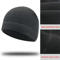 Men Polar Fleece Cap Winter Warm Outdoor Sports Running Skiing Cycling Cap Hat Windproof Soft Beanie Cap Women Ski Bike Hat Cap 2