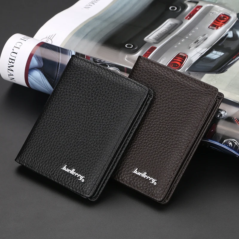 Wallet Mens Money Purse Coin Bag  r Short Men Wallet Card Holder Compact Money Purses Multifunctional driver's license package