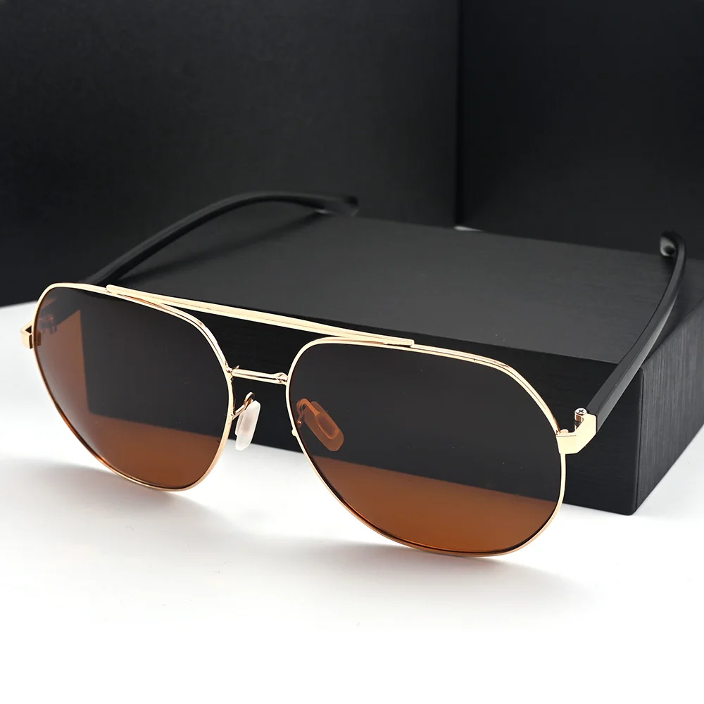 Vazrobe 160 mm übergroße polarisierte Sonnenbrille, männliche photochrome Sonnenbrille für Männer, große große Transistionslinse, Chamäleon, Schwarz – Detail 22