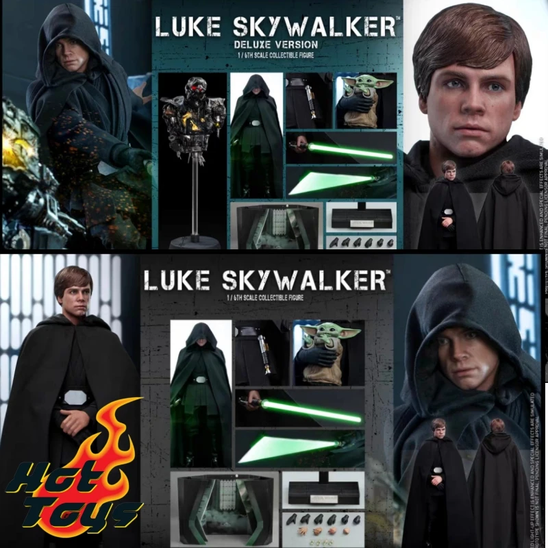 

Original Hottoys Star Wars The Mandalorian Luke Skywalker Dx22 Dx23 1:6 Anime Action Figure Doll Gift Model Collection Gift Toy