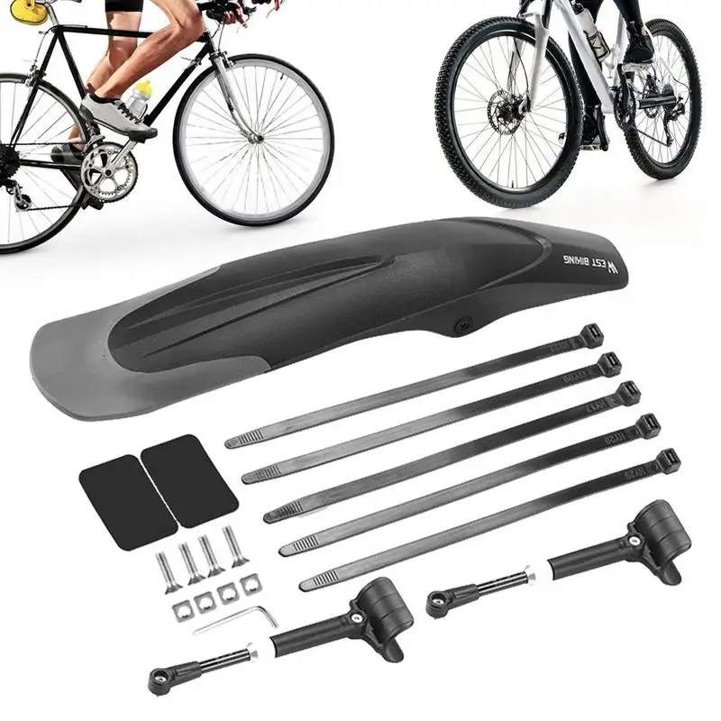 

Bicycle Mudguard Fender Mud Flaps And Bike Tire Splash Guard Set Widen Bicycle Fenders With Fender Mud Flaps Front Rear Tire Mud