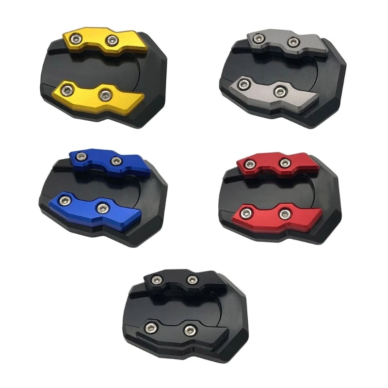 

Motorcycle Kickstand Extender Foot Side Stand Extension Pad Support Plate Enlarged Base Aluminum for PCX150/125 Forza300