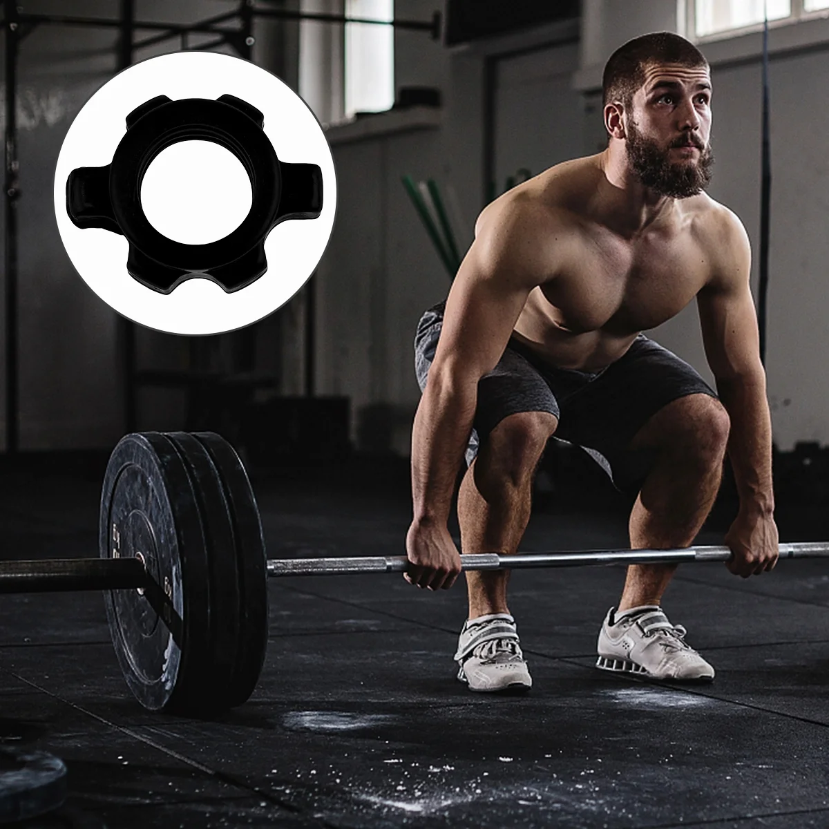 

Professional Dumbbell Nut Dumbbell Rod Nut Plastic Spinlock Collars Fixing Screws Clamp Dumbells Accessories