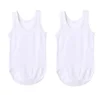 2/3/5pcs Newborn Baby Bodysuit  Unisex Baby Boy Girl Summer Clothes Sleeveless Jumpsuit Outfit Bebes Cotton White Vest Overall 4