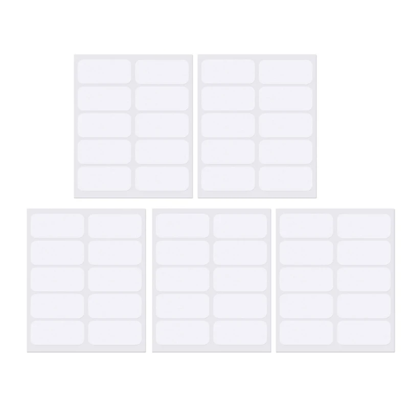 50pcs Handwritten Cloth Tag Adhesive Enduring No-Iron Kids Clothing Labels for Clothing Organization in Household