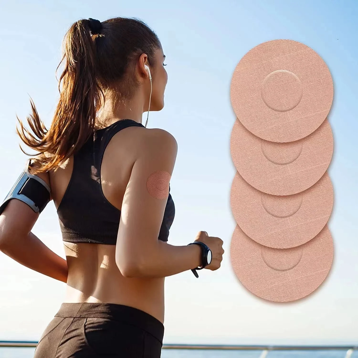 Toppa Adesiva Impermeabile Trasparente E Color Pelle Per Freestyle Libe E Cgms Dexcom G6 Patch Adesive In Carta