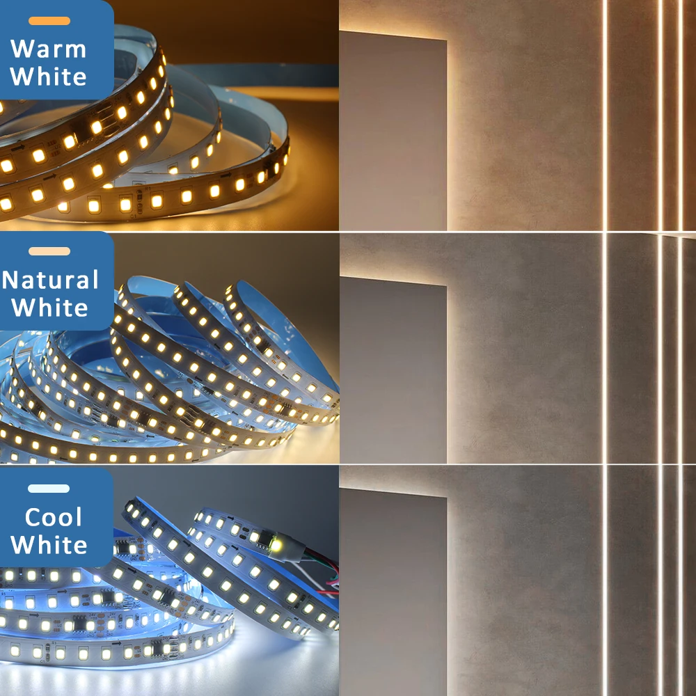 รูปสินค้า LED ริบบิ้น 24V ยาว 10-20 เมตร ควบคุมผ่านแอป แสงน้ำไหล เทคนิคตกแต่งไฟ