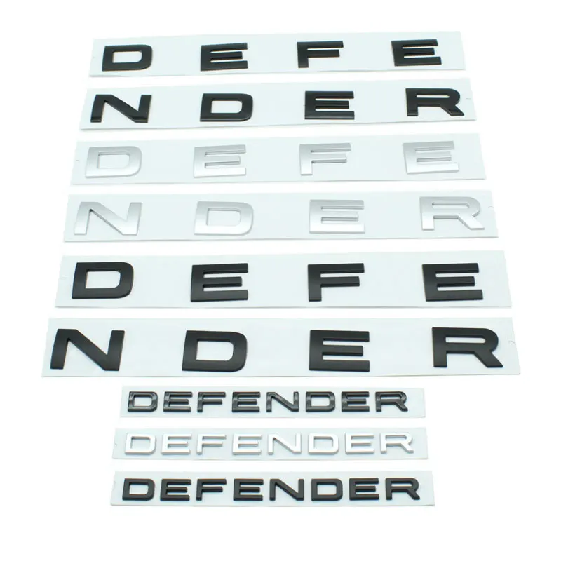 

DEFENDER original letter car stickers for Land Rover Defender cover rear tailgate modified accessories standard decorative decal