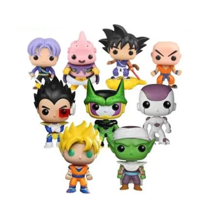 Funko Anime Dragon Ball Super Saiyan 3 Goku Vegito Broly Majin Vegeta Vinyl Action Figure Giocattoli Per Bambini Regalo Di Natale