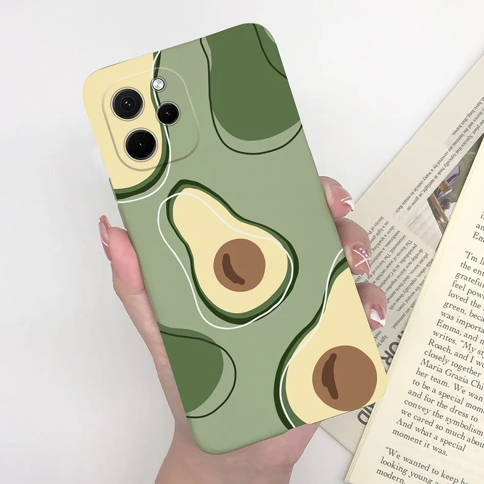 Heart Silicone Matte Shockproof Phone Case - Soft Back Cover, Enhanced Protection