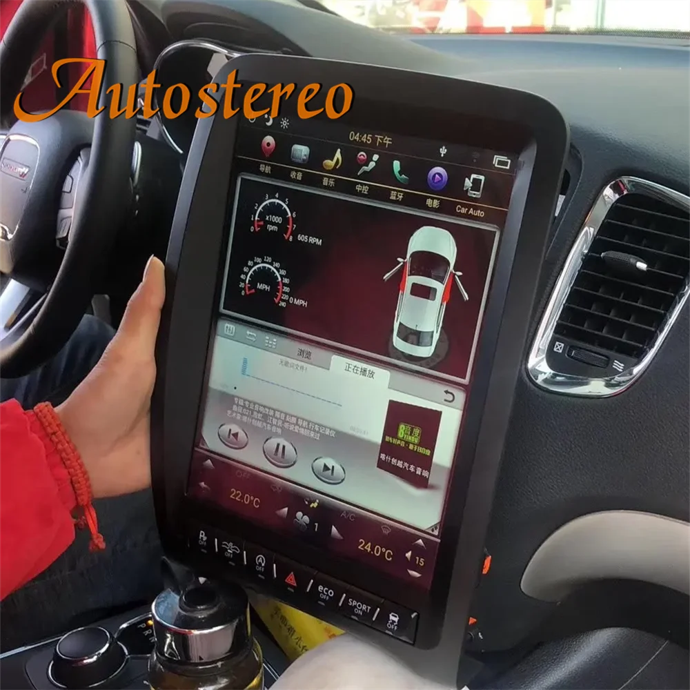 13inch Android Screen Radio 2din For Dodge Durango 2011-2020 Tesla GPS Carplay C