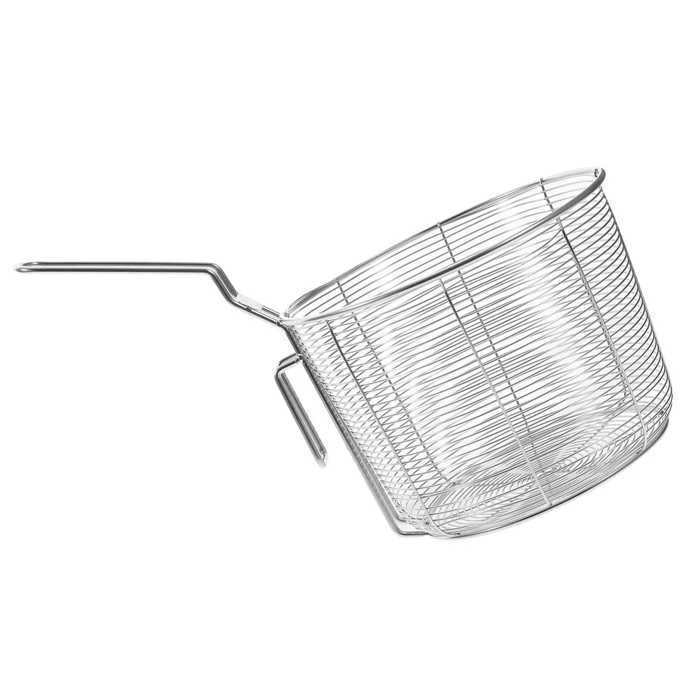 

Spaghetti Strainer Spoon Stainless Steel Food Strainer Noodle Strainer Handle Boiling Blanching Basket Restaurant Kitchen