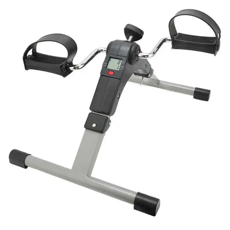 

Folding Pedal Exerciser Stable LED Display Screen Bike Pedal Exerciser Adjustable Resistance for Office Use
