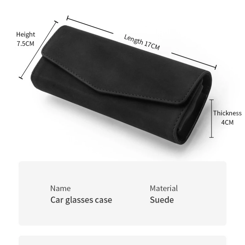 2 Paquets Porte-Lunettes De Voiture - Clip Support Lunettes Soleil Visor Universel En Cuir, Organisateur Carte Et Ticket