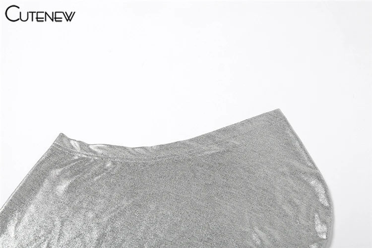 Sexy Chain Backless Tank Top Suit Women Halter Low Swinging Collar Indie Folk Silver-sequins Vest with Scarf High Street