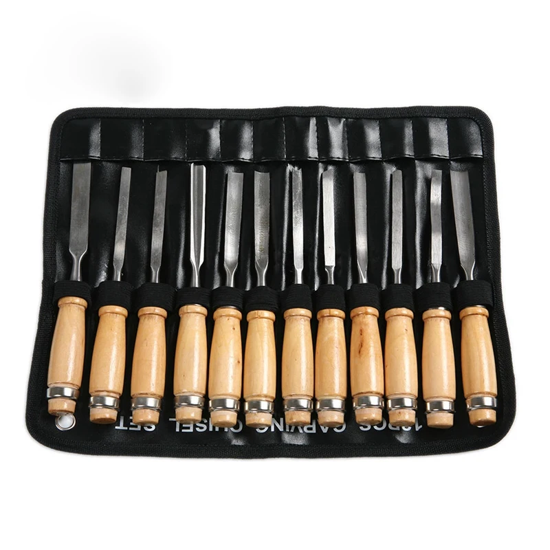 12-Piece Wood Carving Chisel Set 2