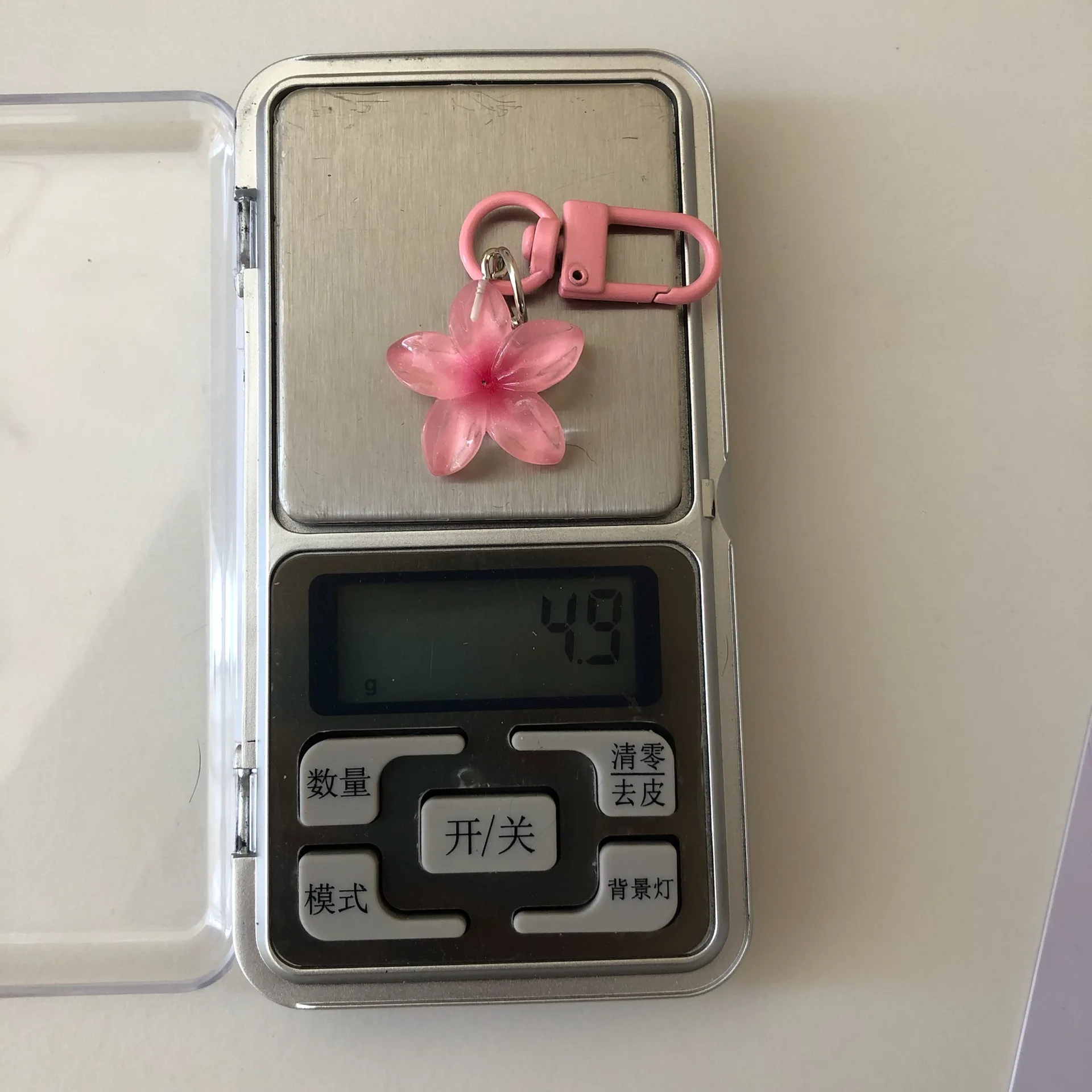 Assorted Jelly Flower Keychains