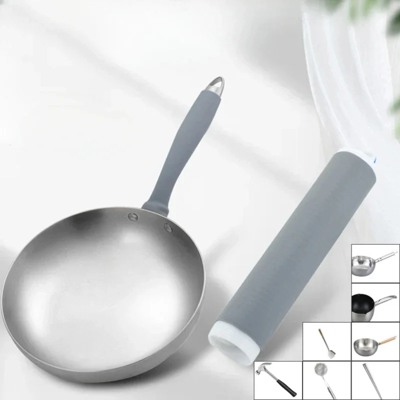 Anti-scalding Pot Handle Heat Resistant Cover Frying Pan Protector Hot Handle Holder Sleeve Rubber Pan Sleeve