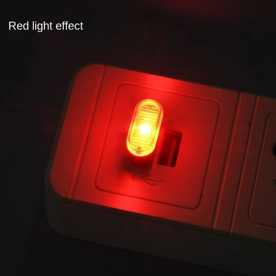 AvvRxx Mini LED Car Light Auto Interior Atmosphere USB Light Decor Plug And Play Lamp Emergency Lighting PC Auto Products