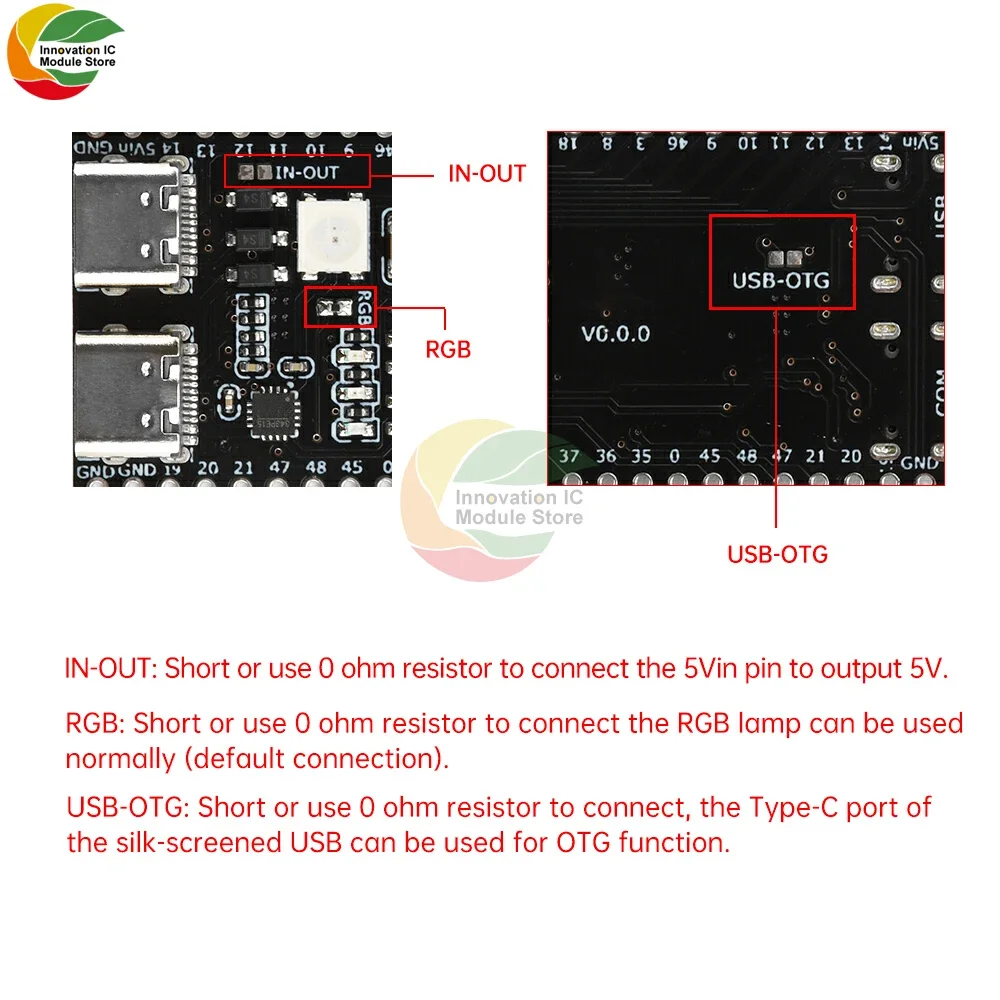 รูปสินค้า โมดูล ESP32-S3 สำหรับ IoT และโปรเจกต์อัจฉริยะ