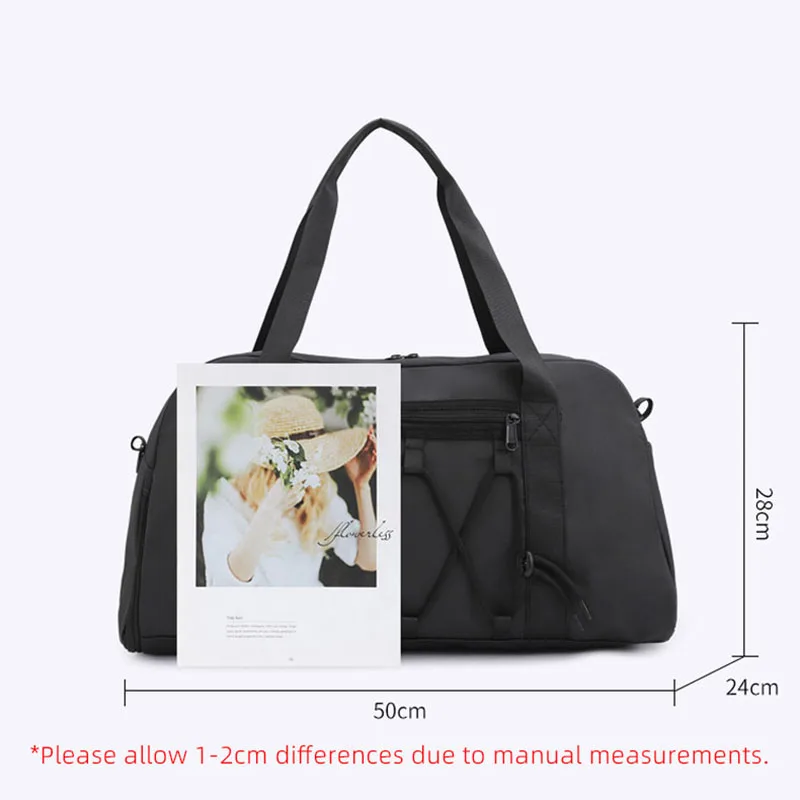 Sport Gym Bag Fitness Travel Shoulder Bags Crossbody Training Dry Wet with Shoes Pocket for Men Women Carry on Weekender Duffel 6