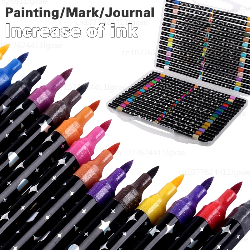 24/48/72/96 Colors Art Marker Pens for DIY Crafts