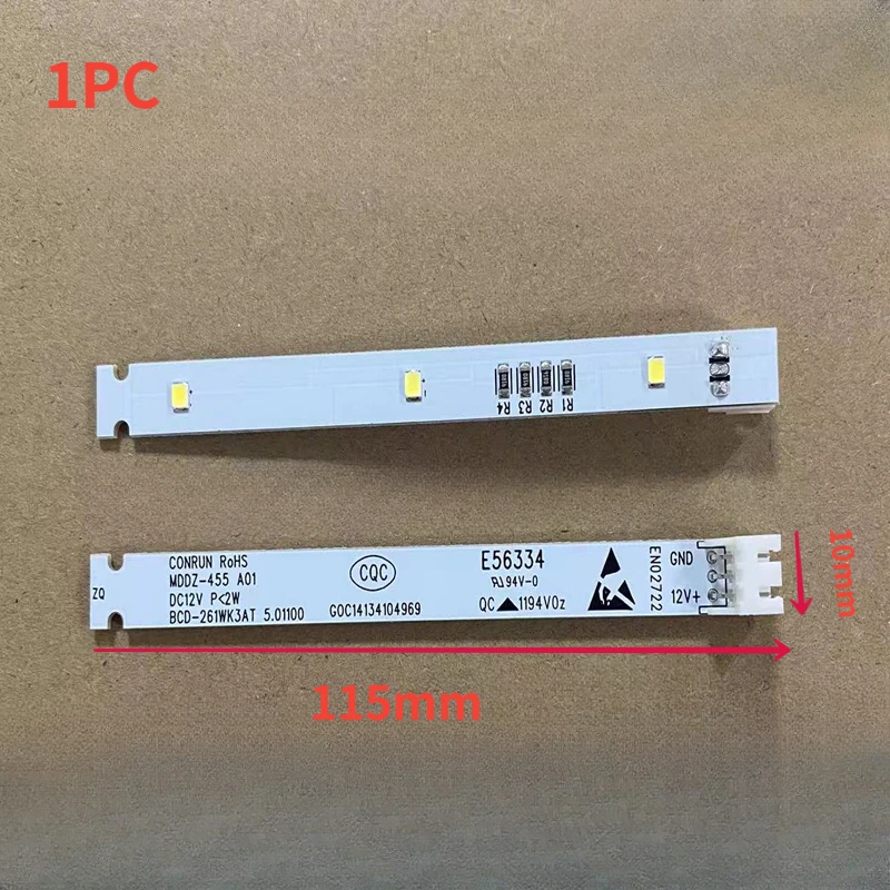 Panneau Lumineux LED Myazs Pour Réfrigérateur - Remplacement Universel, 11,5cm, BCD-450W