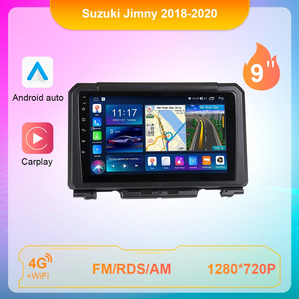 

2Din CarPlay Radio For Suzuki Jimny 2018 2019 2020 Android Multimedia Video Player Navigation GPS Auto Stereo Smart Touch Screen